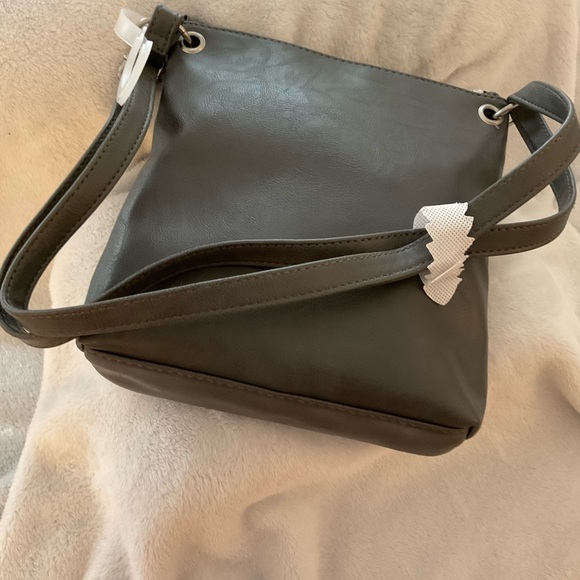 Time and Tru Charcoal Crossbody Bag - Picture 2 of 2